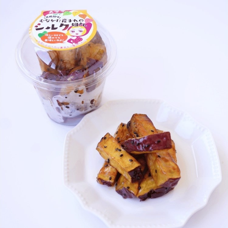 【福岡】道の駅むなかた しっとりなめらか 宗像産シルクスイートを使った大学芋「ふくおか産まれのシルク姐さん」6個セット(180g×6個)