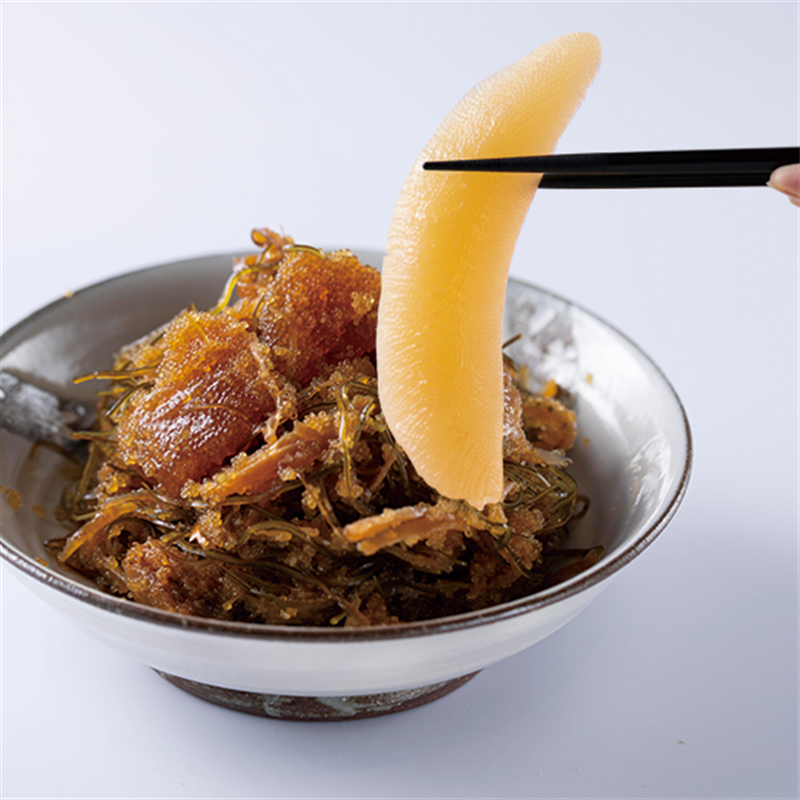 【北海道】道の駅しかべ間歇泉公園限定 「ごはんにあうしかべ」シリーズ しかべ松前漬け(帆立) 250g