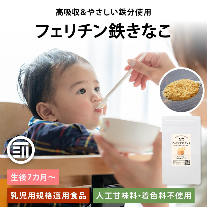 前田家 フェリチン鉄きなこ 100g 健康食品 幼児 サプリ フェリチン鉄 鉄分 大豆 栄養補助 無添加 ベビーフード 離乳食 きなこ 鉄 粉末 乳幼児 幼児食 成長期 子ども 送料無料
