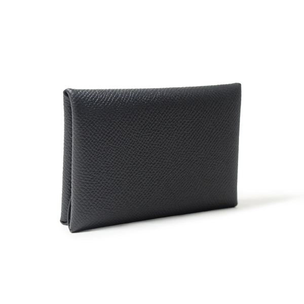 エルメス カルヴィ デュオ カードケース コンパクトカードホルダー ブラック H083035CK89 HERMES