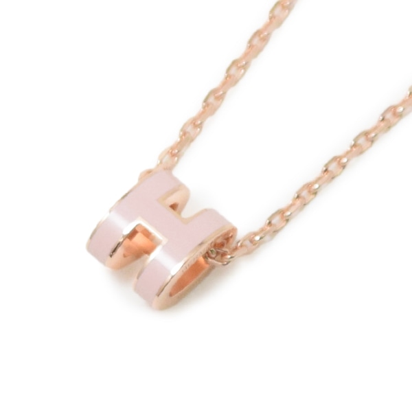 エルメス ミニ ポップ H ペンダント ネックレス ピンク H147992FO85 HERMES