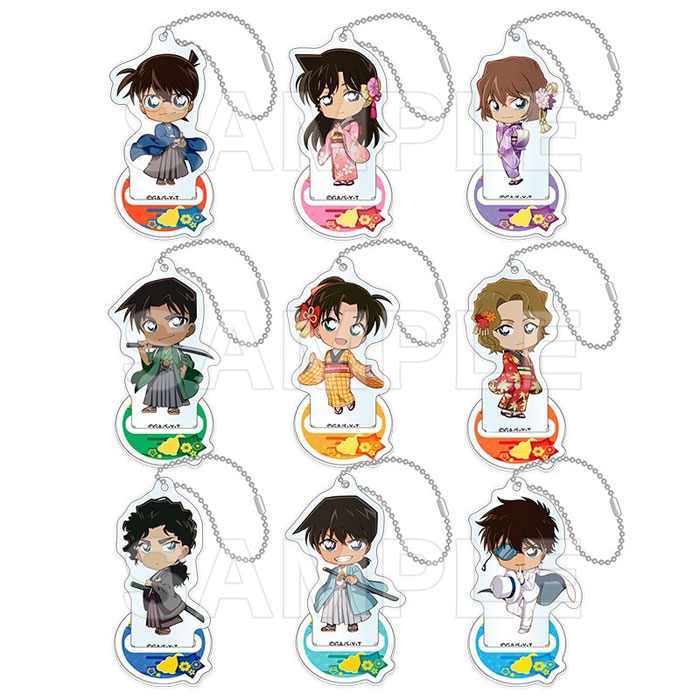 名探偵コナン トレーディングアクリルスタンドキーホルダー 和装 【1BOX=9パック入り】