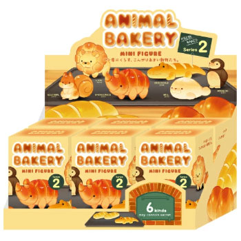 [6個セット=1BOX] ANIMAL BAKERY MINI FIGURE Series 2 アニマルベーカリー ミニフィギュア シリーズ2