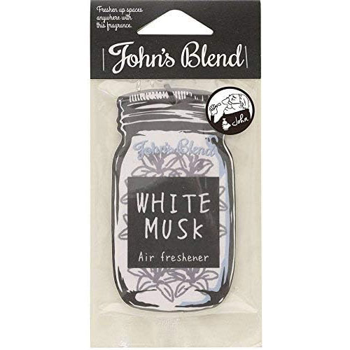 Johns Blend ジョンズブレンド 芳香剤 エアーフレッシュナー ホワイトムスクの香り OAJON0101