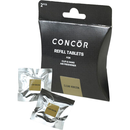 CONCOR コンコール 芳香剤 クリップ＆ハング エアーフレッシュナー用 詰め替えリフィル2ピース クリアホライゾン COC-6-3