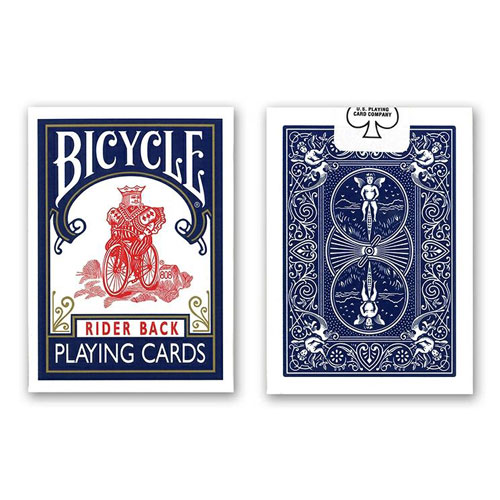 トランプカード バイスクル ライダーバック ポーカーサイズ (青/ブルー) 2024年リニューアル版 【ゆうパケット(ポスト投函)でお届け】