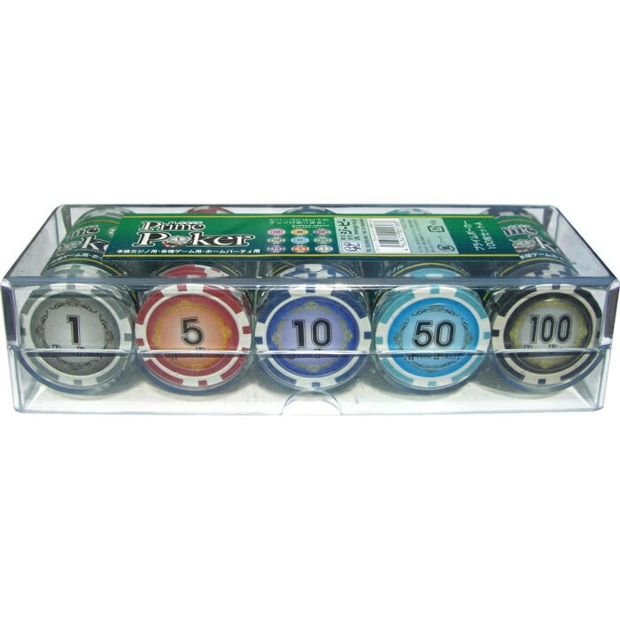 プライムポーカー チップ 100枚セットA 【ゲーム用チップ コイン メダル ジーピー GP 】