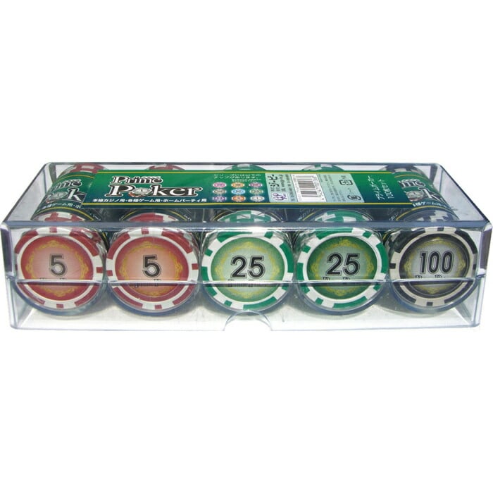 プライムポーカー チップ 100枚セットB 【ゲーム用チップ コイン メダル ジーピー GP 】