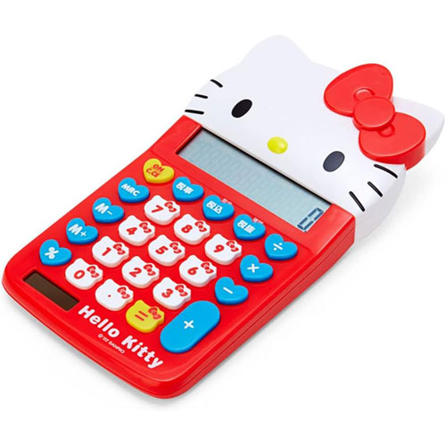 サンリオ ハローキティ フェイス形キー電卓 633879