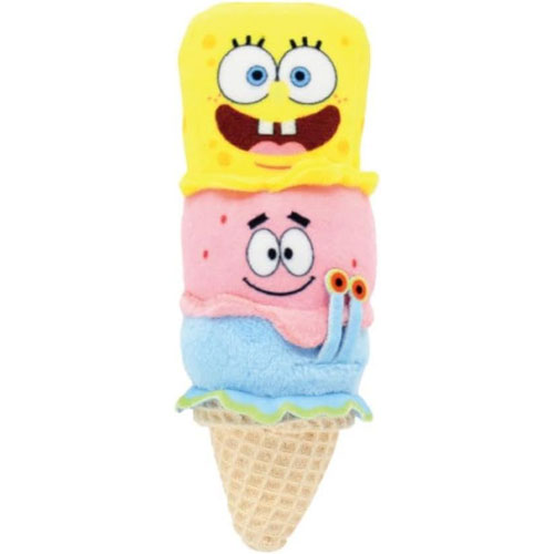 スポンジ・ボブ PlayCharm アイスクリーム (スマホスタンドぬいぐるみ プレイチャーム)
