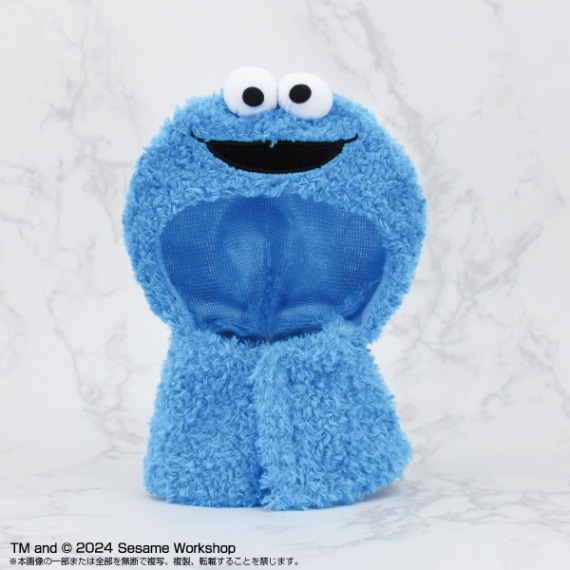 SESAME STREET(セサミストリート) Chibiぬいのでこれーしょん ポンチョ クッキーモンスター