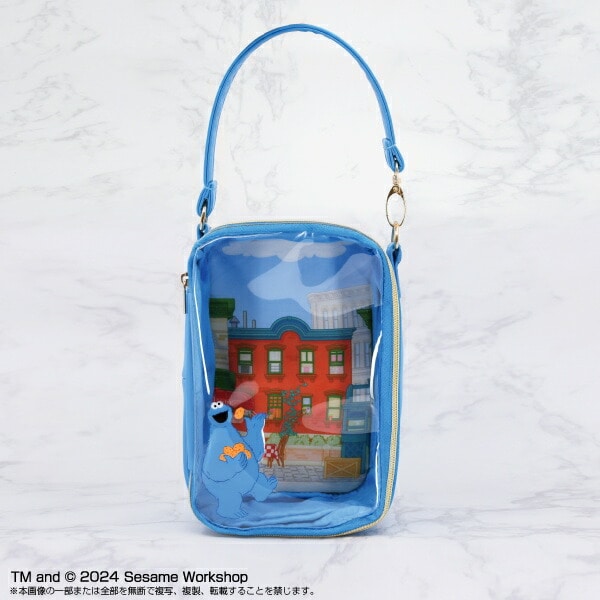 SESAME STREET(セサミストリート) Chibiぬいのでこれーしょん ポーチ クッキーモンスター