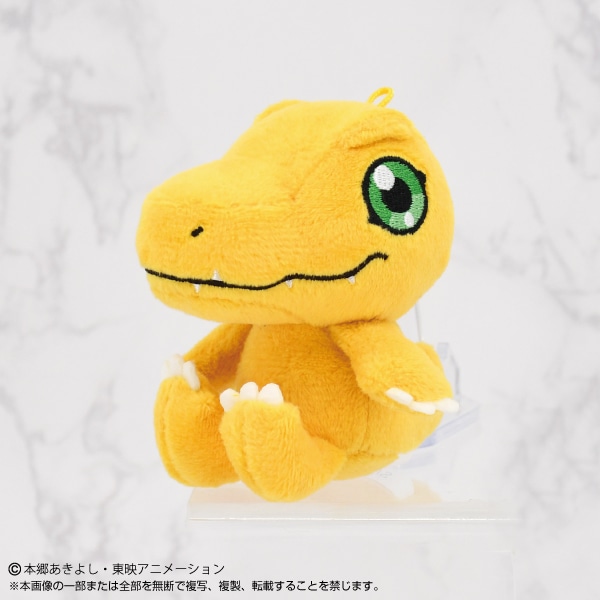 デジモンアドベンチャー: PlayCharm アグモン (スマホスタンドぬいぐるみ)