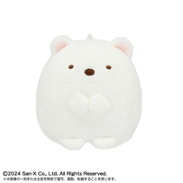 すみっコぐらし PlayCharm しろくま (ふわふわ) (スマホスタンドぬいぐるみ)