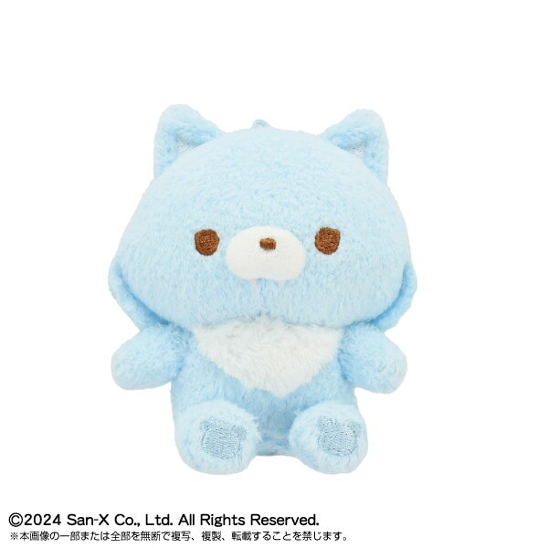 リラックマ PlayCharm アオイコオオカミ (ふわふわ) (スマホスタンドぬいぐるみ)