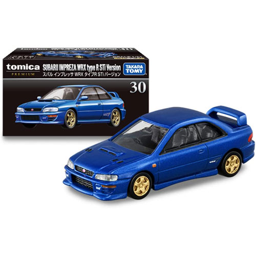 トミカプレミアム No.30 スバル インプレッサ WRX タイプR Stiバージョン