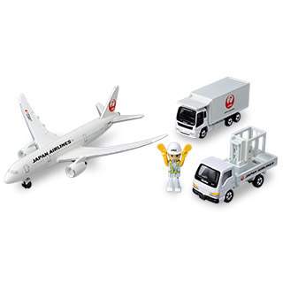トミカギフト 787エアポートセット(JAL) 【ジャンボジェット飛行機 ボーイング787 タカラトミー】