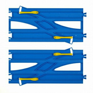 プラレール R-24 複線わたりポイントレール 【レール部品 電車 鉄道玩具 タカラトミー】