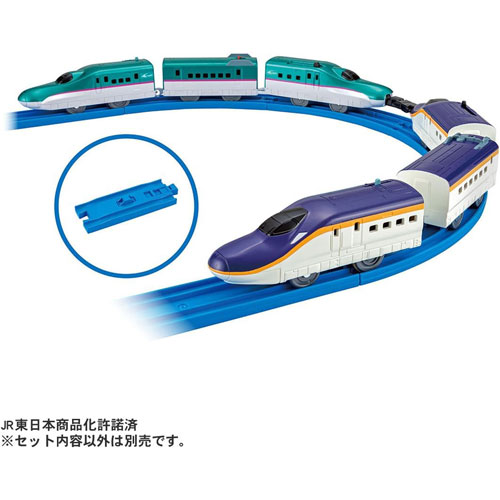 プラレール E8系新幹線&E5系新幹線 ガチャッと連結セット