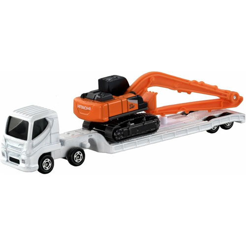 トミカ No.143 日立建機 油圧ショベル ZX210-7 SLF と重機搬送車