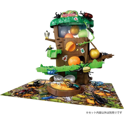 アニア バトルもできるゾ!ガチャコロ昆虫ツリー