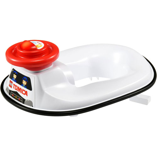 【7月26日発売予定】 おしゃべりサウンド 補助便座 トミカ パトロールカー