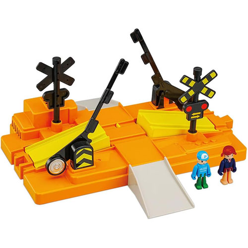 プラレール J-27 プラキッズふみきりセット (人形2体付属)