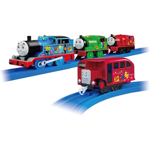 プラレール きかんしゃトーマス原作出版80周年 キラキラのソドー島のにんきものセット (4両セット)