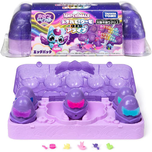 【7月26日発売予定】 うまれて!ウーモ ミニ アライブ ネオンレインボー エッグパック