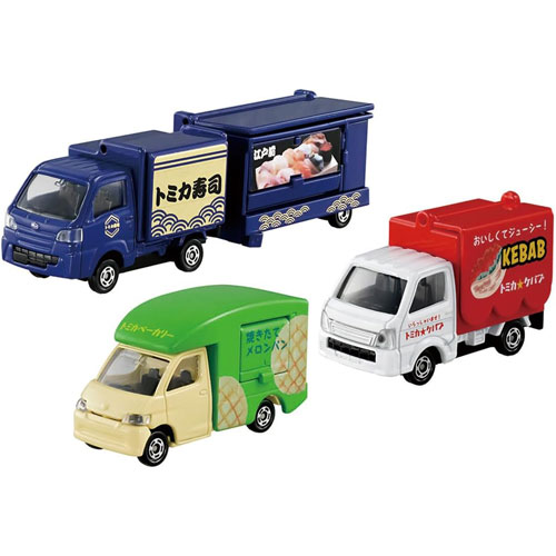 トミカギフト みんなで食べよう!トミカたべもの屋さんセット (ミニカー3台セット)