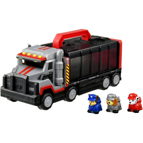 パウ・パトロール アクセル ビッグセイバートラック (フィギュア3体付き)