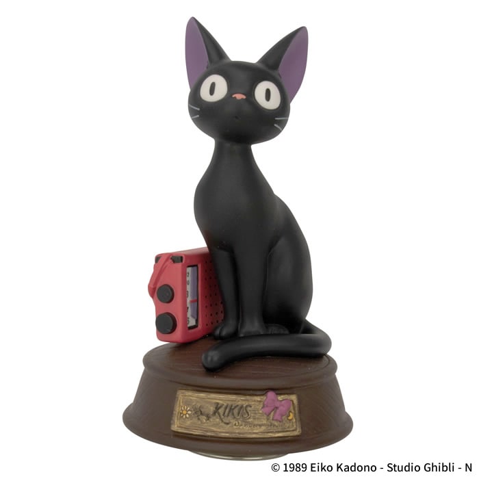 魔女の宅急便 磁器オルゴール ジジとラジオ (曲名:やさしさに包まれたなら)