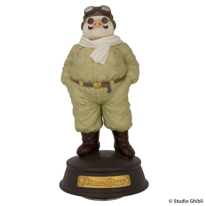 紅の豚 磁器オルゴール 飛行機服 ポルコロッソ (曲名:さくらんぼの実るころ)