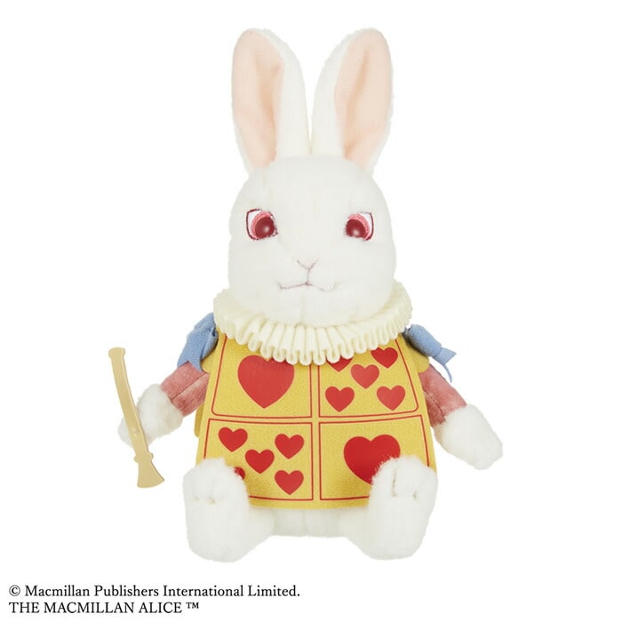 不思議の国のアリス マクミラン・アリス ぬいぐるみ 白ウサギ Sサイズ