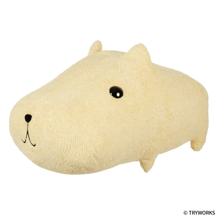カピバラさん ぬいぐるみ もふっと等身大 ホワイトさん