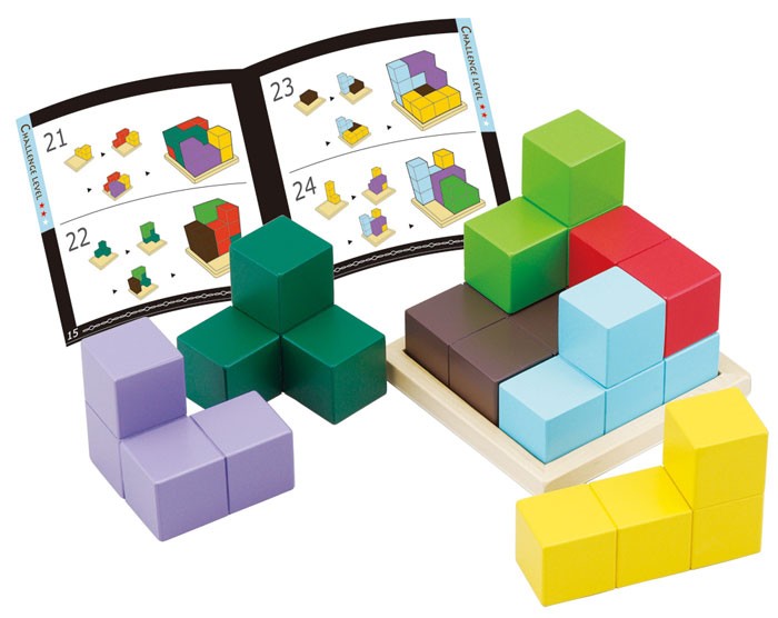 知の贈り物シリーズ 賢人パズル 【木製玩具 知育玩具 ベビートイ こども用パズル エドインター】