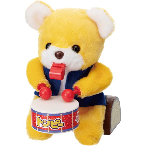 リズムでともだち こぐまのトンピー (ロングセラー商品 電池で動くぬいぐるみ)