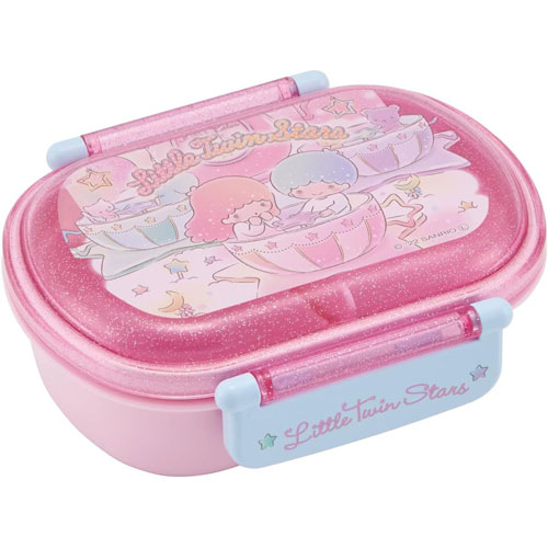 リトルルインスターズ (キラキラ遊園地 キキララ) 抗菌 ふわっとフタ タイトランチボックス 360ml お弁当箱 QAF2BAAG