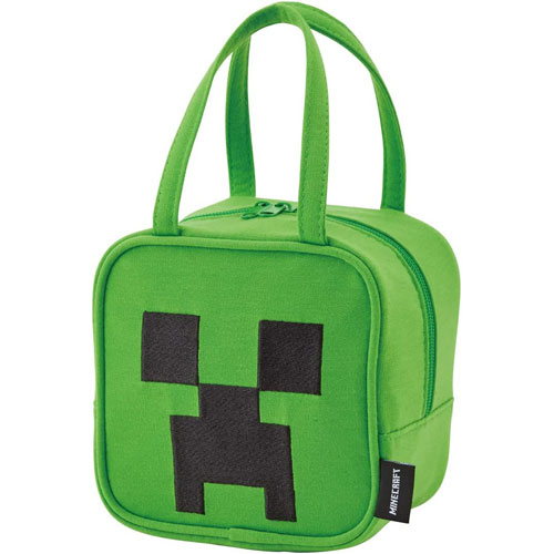 Minecraft マインクラフト (クリーパー) スエット素材ダイカットバッグ KNBD1 【ゆうパケット(ポスト投函)でお届け】
