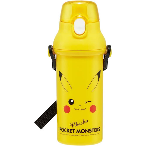 ピカチュウ (フェイス ポケットモンスター ポケモン) 抗菌 食洗機対応 直飲みワンタッチボトル 水筒 480ml PSB5SANAG