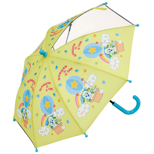 いないいないばあっ! (23・ワンワンとうーたん) 子供用傘 手開き 透明窓付 35cm UB0