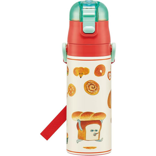 パンどろぼう 水筒 ロック付きワンプッシュダイレクトステンレスボトル 470ml SDC4