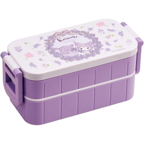 クロミ (フラワーリース サンリオ) お弁当箱 抗菌 2段タイトランチボックス 600ml YZW3AG