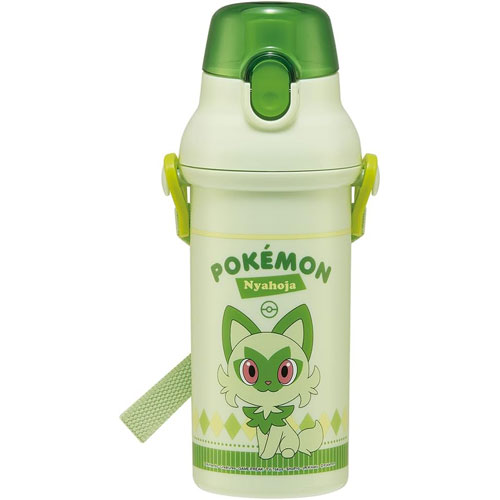 ニャオハ (ポケットモンスター ポケモン) 抗菌 食洗機対応 直飲みワンタッチボトル 水筒 480ml PSB5SANAG