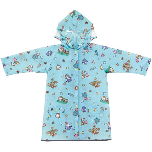 星のカービィ (プププフレンズ) ランドセルが背負える レインコート キッズ 子供用 RACO1M 【ゆうパケット(ポスト投函)でお届け】