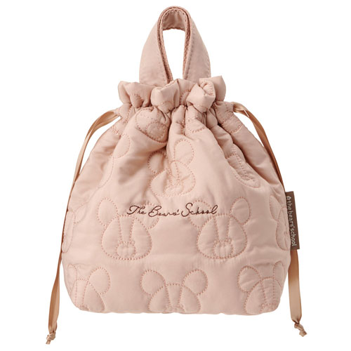 くまのがっこう (ムードココア) キルト生地 保冷ランチ巾着袋 トードバッグ KBCL9