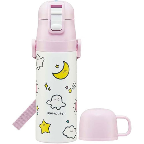 シナぷしゅ 水筒 2WAYステンレス水筒 コップ付き 430ml～470ml SKDC4