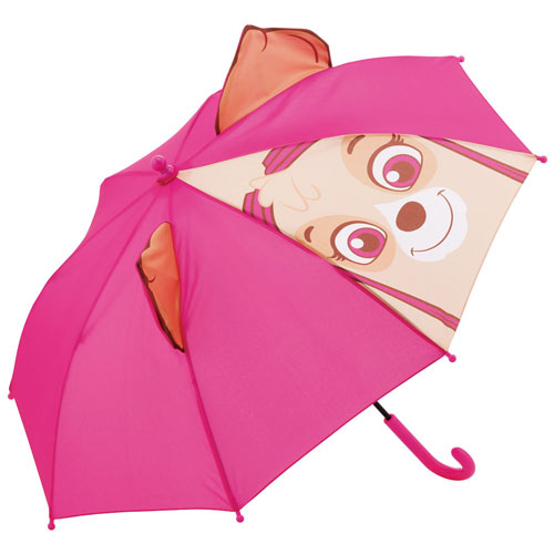 パウパトロール スカイ 耳付き子供用傘 手開き 45cm UBER45