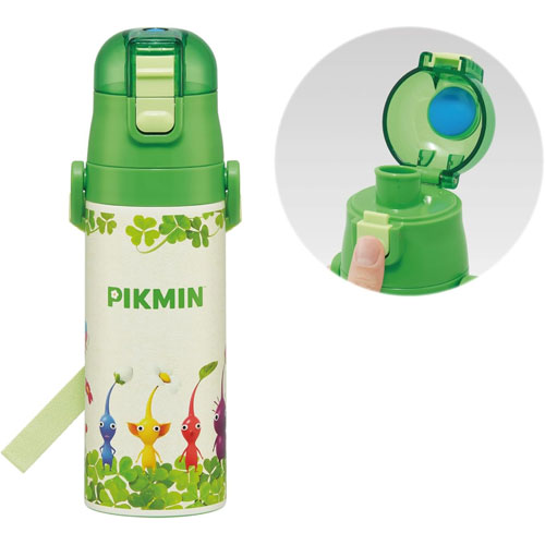 ピクミン 水筒 ロック付きワンプッシュダイレクトステンレスボトル 470ml SDC4