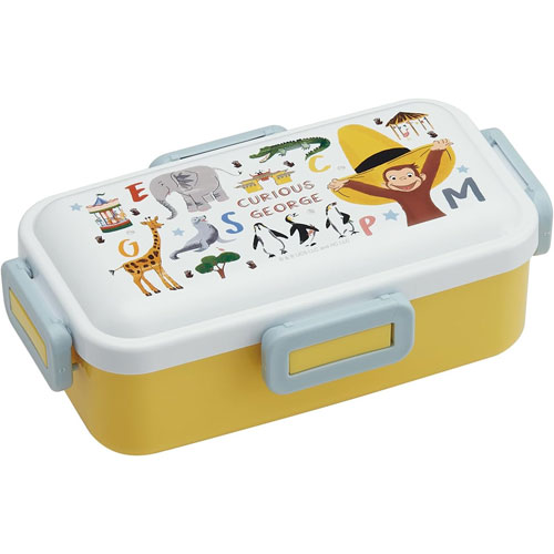 おさるのジョージ (ZOO) 抗菌 食洗機対応 ふわっと弁当箱 PFLB6AG
